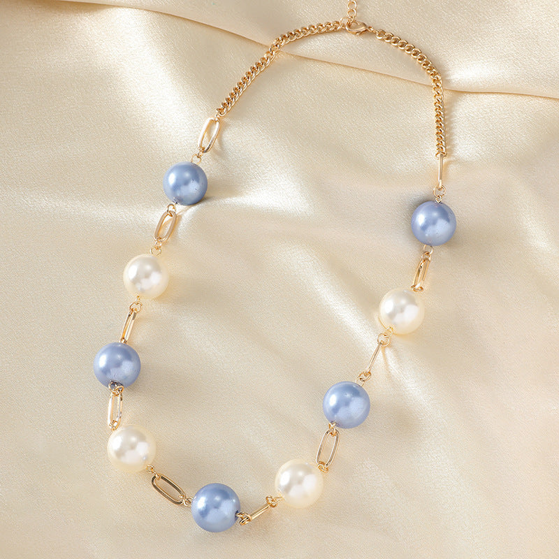 Women's Colorful Long Sweater Necklace