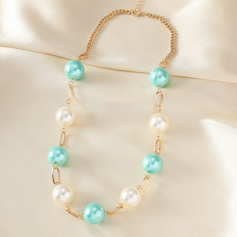 Women's Colorful Long Sweater Necklace