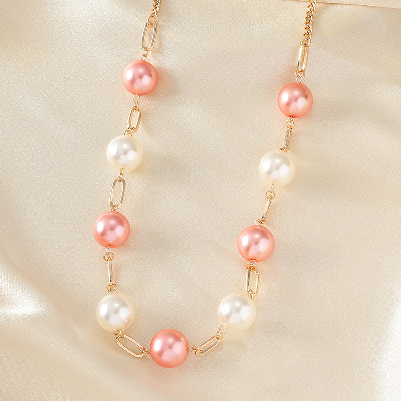 Women's Colorful Long Sweater Necklace