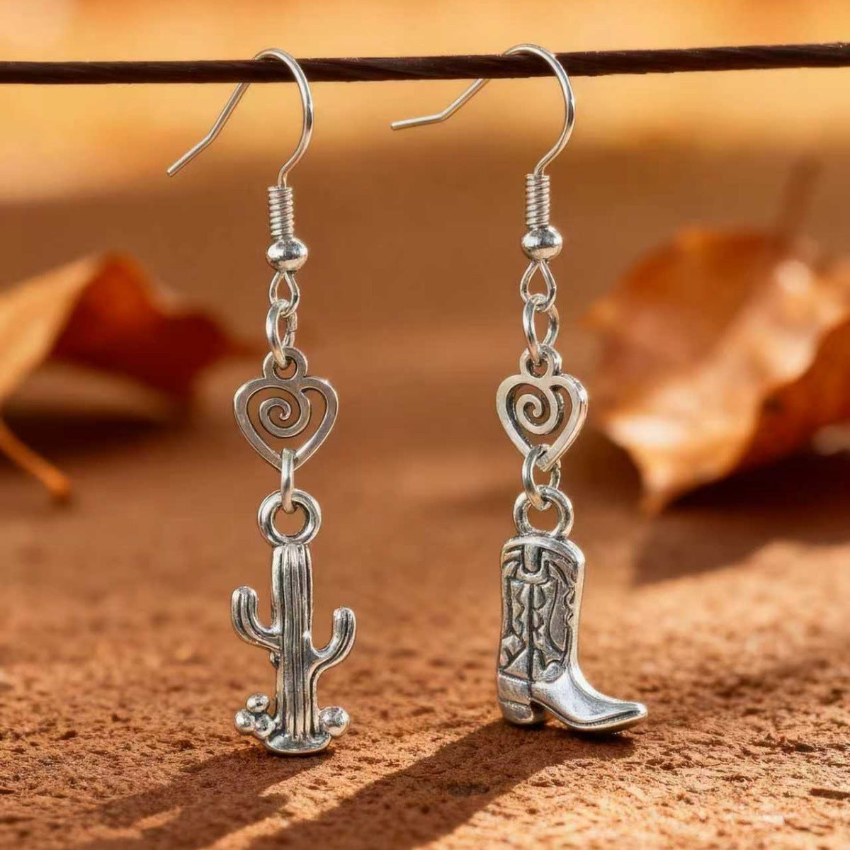 Retro Spiral Simple Distressed Creative Metal Mosquito Coil Alloy Earring