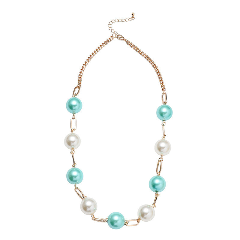 Women's Colorful Long Sweater Necklace